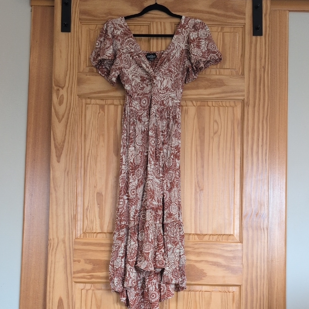 Floral slit Dress